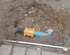 钟楼水管漏水检测的情况